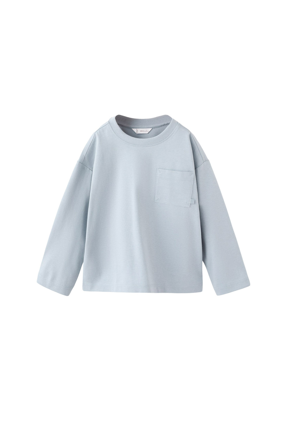 Мальчикам Mango Kids Лонгслив BASICAB1 из хлопка (цвет ), артикул 27061196 | Фото 1