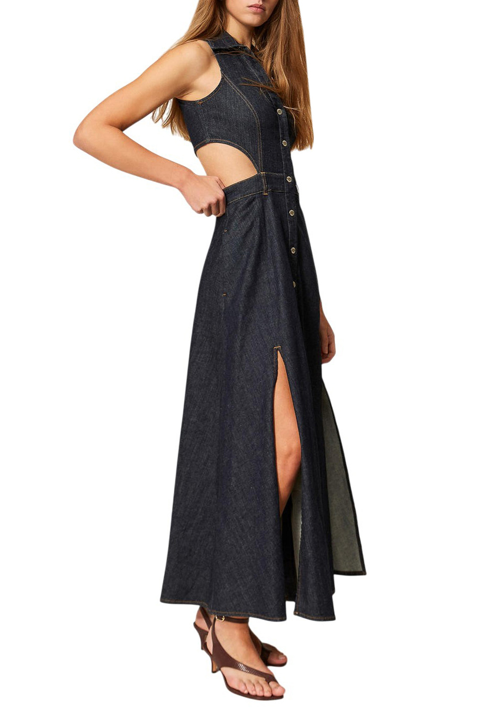 Женский TWINSET Milano Платье джинсовое (цвет ), артикул 261AP2363 | Фото 2