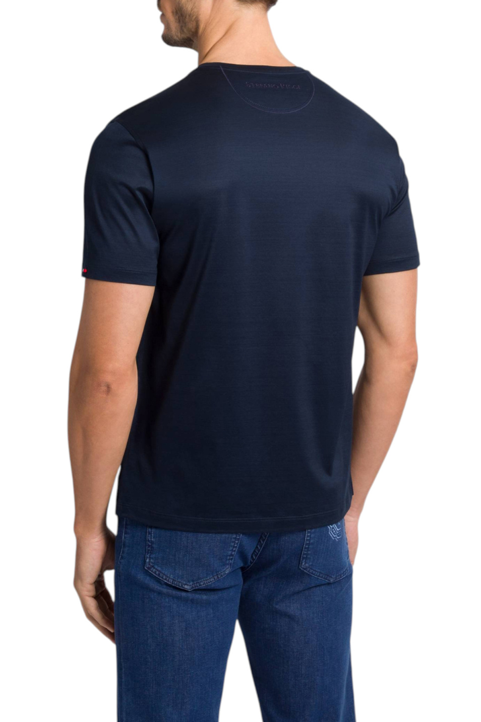 Мужской Stefano Ricci Футболка из натурального хлопка (цвет ), артикул MNH6104960-TE0001 | Фото 4