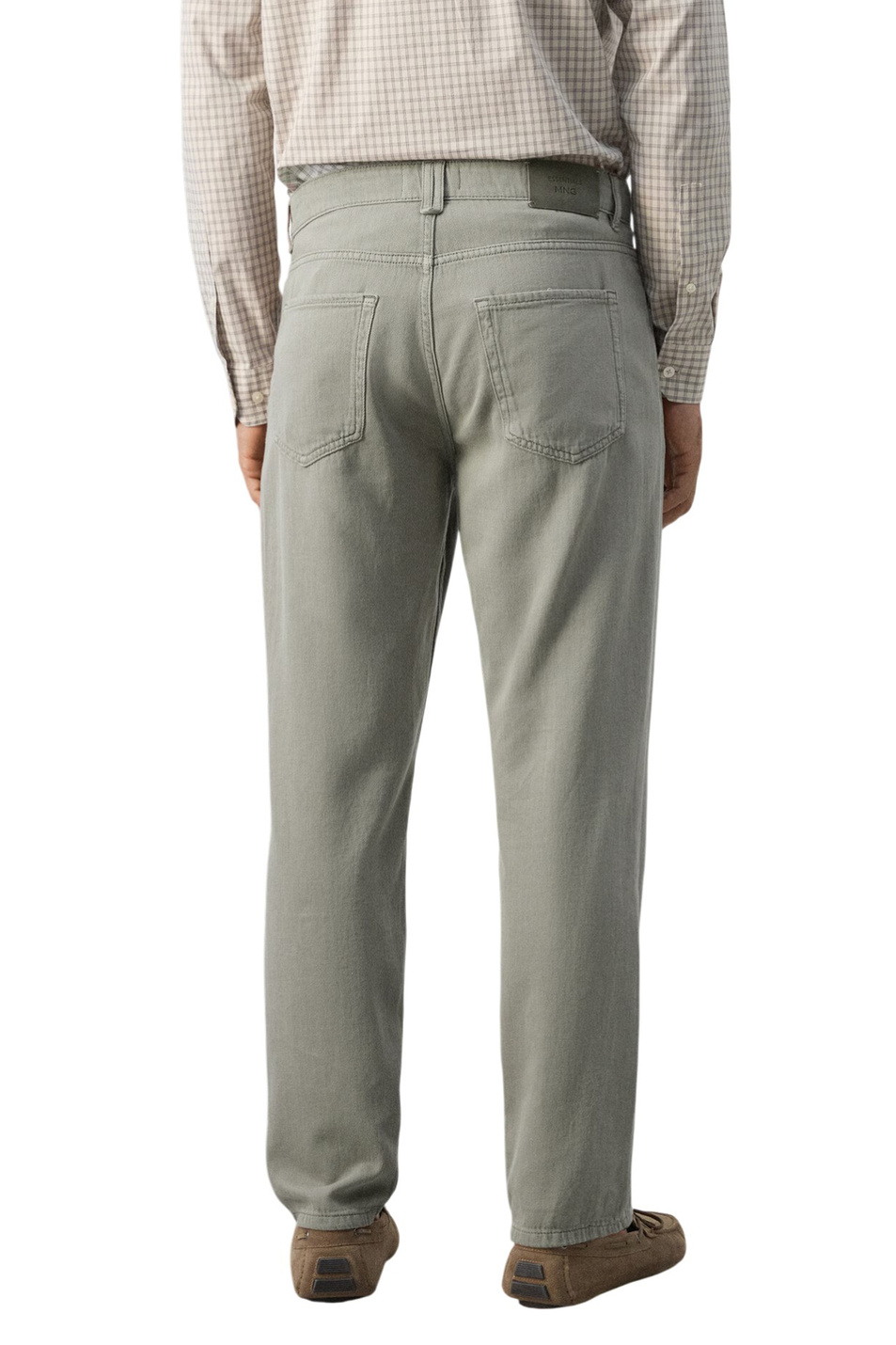 Мужской Mango Man Джинсы LORI однотонные (цвет ), артикул 27075983 | Фото 4