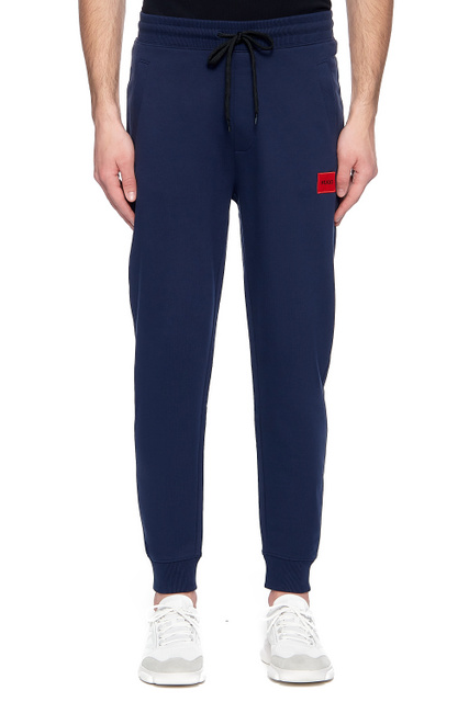 Спортивные брюки Doak из натурального хлопка|Основной цвет:Синий|Артикул:50447963 | Фото 1
