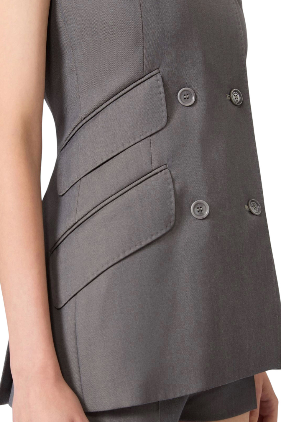 Женский Max Mara Топ CALI из шерсти (цвет ), артикул 2611281163 | Фото 6