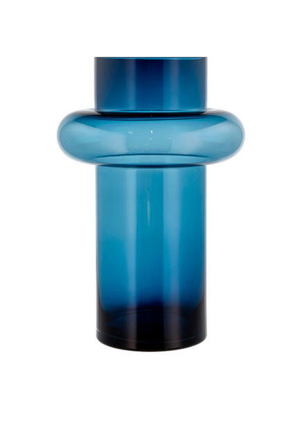 Стеклянная ваза 40 см|Основной цвет:Синий|Артикул:23555 | Фото 1