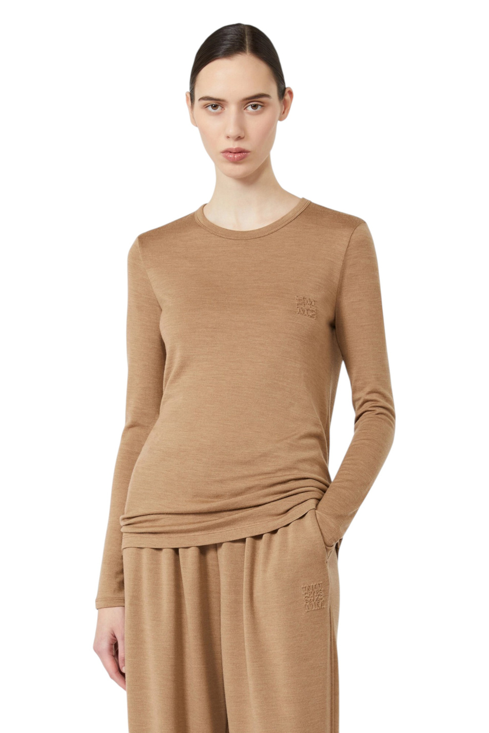 Женский Max Mara Лонгслив VICINI из шерсти (цвет ), артикул 2621946022 | Фото 3