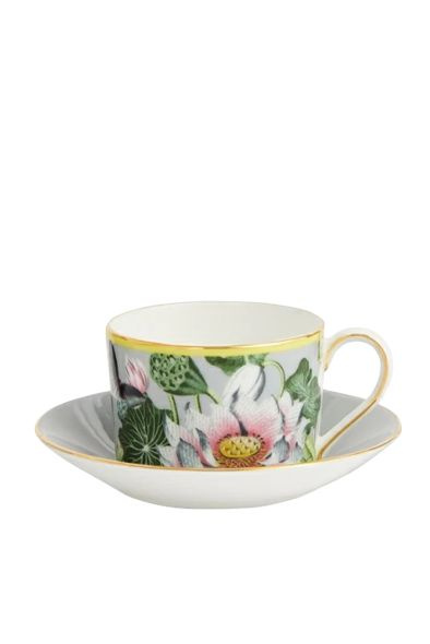 Чашка Waterlily чайная с блюдцем, 200 мл|Основной цвет:Разноцветный|Артикул:1061858 | Фото 1
