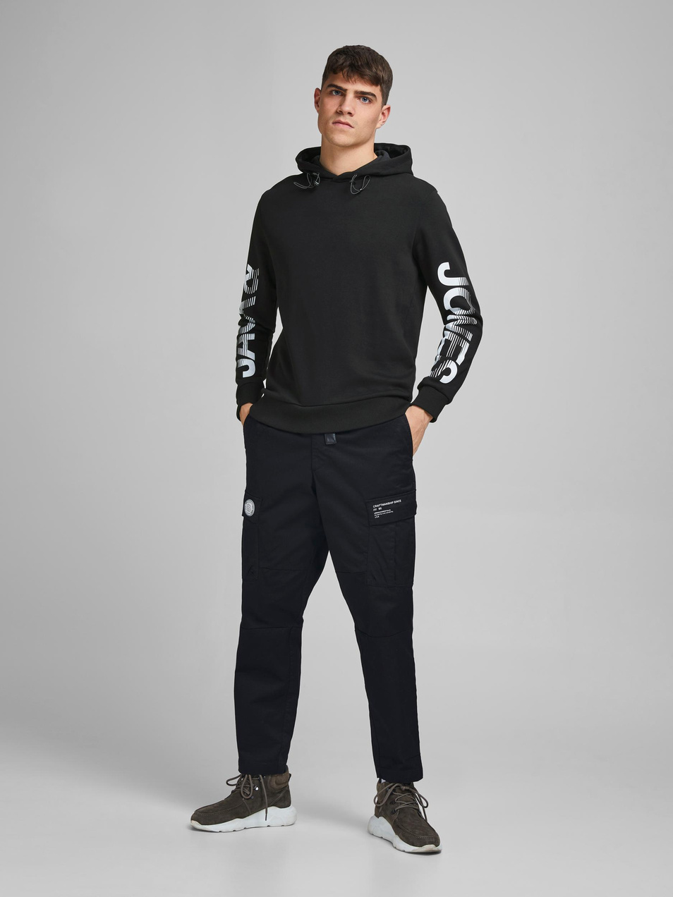 Мужской Jack & Jones Толстовка с крупным логотипом (цвет ), артикул 12184939 | Фото 3