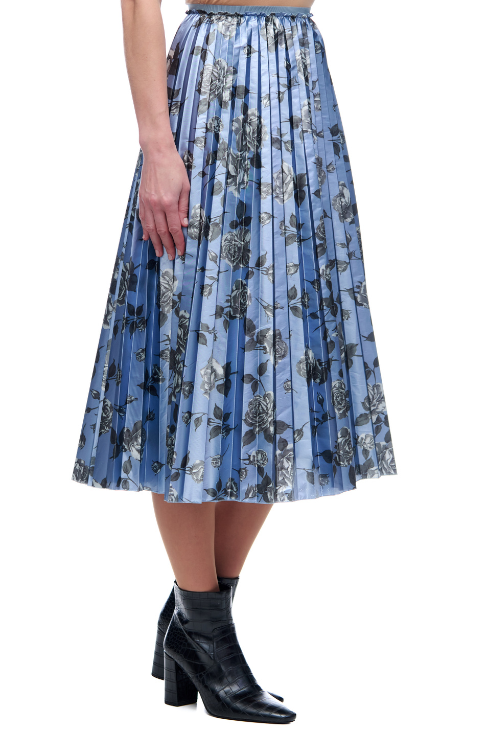 Женский Red Valentino Плиссированная юбка с принтом (цвет ), артикул WR0RAH2565K | Фото 3
