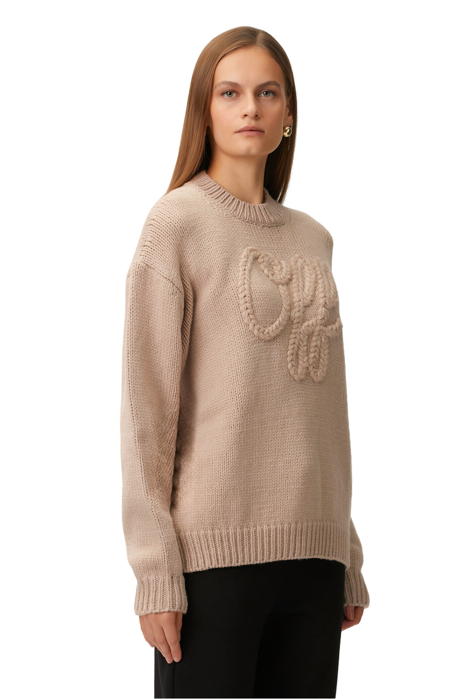 Женский Off-White Джемпер из шерсти с вышивкой (цвет ), артикул 2FE00529TW226 | Фото 5