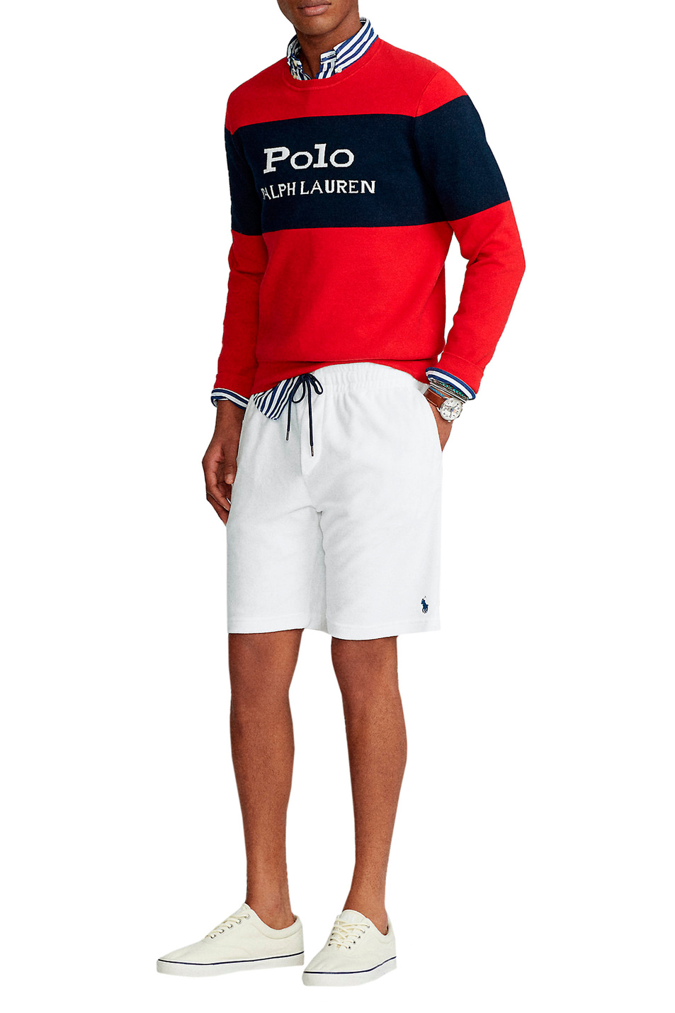 Polo Ralph Lauren Махровые шорты на шнуровке (цвет ), артикул 710835787002 | Фото 2