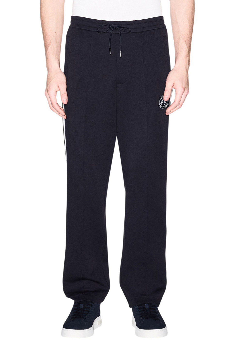 Брюки с лампасами|Основной цвет:Синий Мужской Armani Exchange Брюки с лампасами (цвет ), артикул XM002368-AF13047 | Фото 3