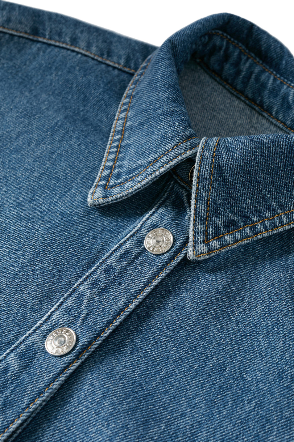 Женский Mango Рубашка джинсовая SHANTAL из натурального хлопка (цвет ), артикул 37064399 | Фото 5