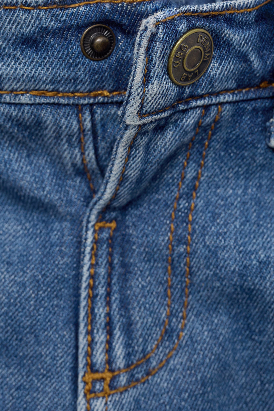 Мальчикам Mango Kids Джинсы SANTIB из хлопка (цвет ), артикул 77097926 | Фото 4