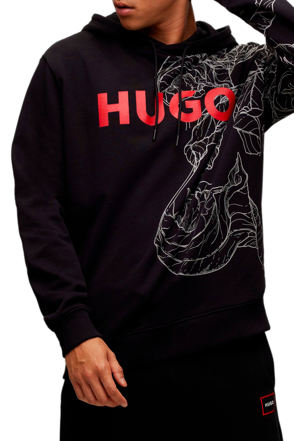 HUGO Худи с логотипом и графичным принтом (цвет ), артикул 50477343 | Фото 3