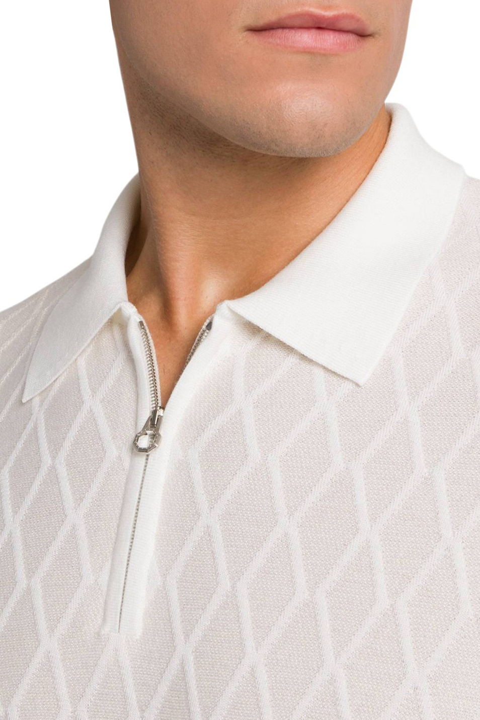 Мужской Stefano Ricci Джемпер поло из шерсти и кашемира (цвет ), артикул KE04002P30-E25362 | Фото 5