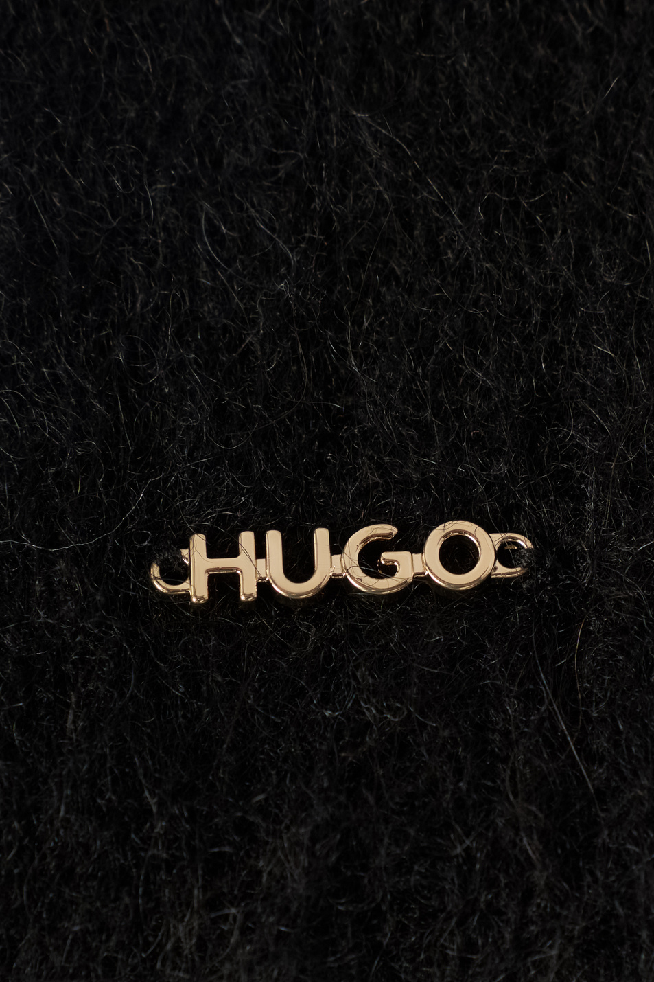 Капор из смесовой шерсти|Основной цвет:Черный Женский HUGO Капор из смесовой шерсти (цвет ), артикул 50569497 | Фото 3