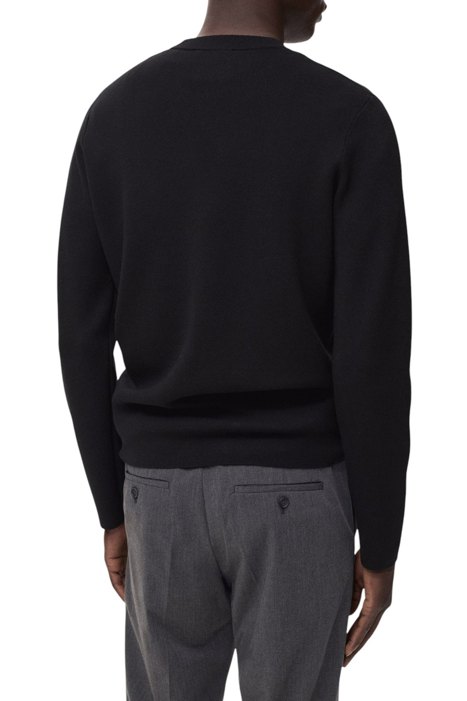 Мужской Mango Man Джемпер LUXUS из смесовой вискозы (цвет ), артикул 17005981 | Фото 4