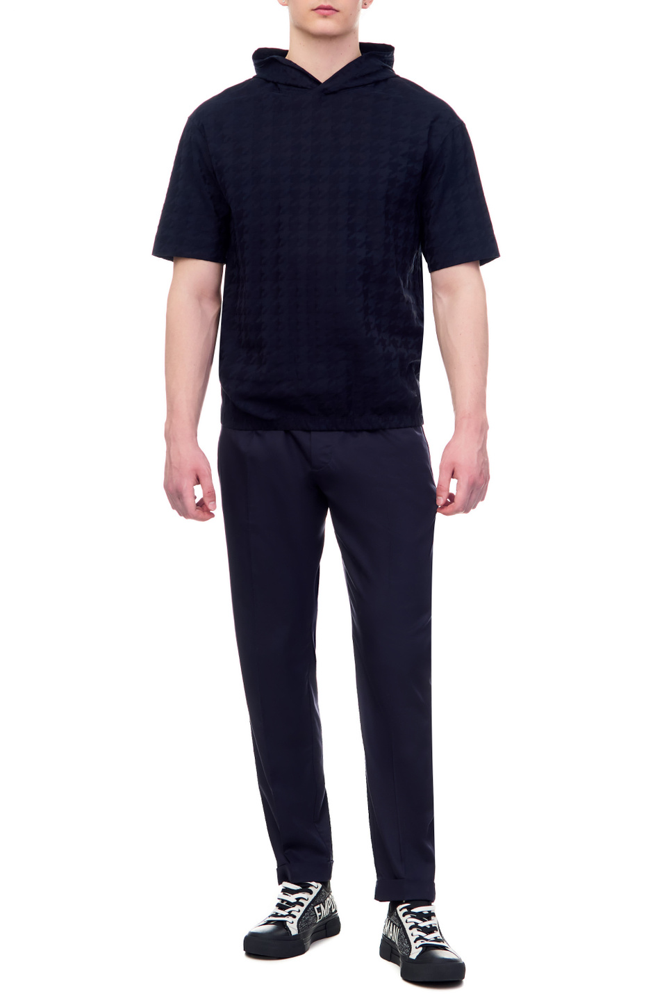 Мужской Emporio Armani Худи из натурального хлопка (цвет ), артикул 3R1TT8-1JGYZ | Фото 2