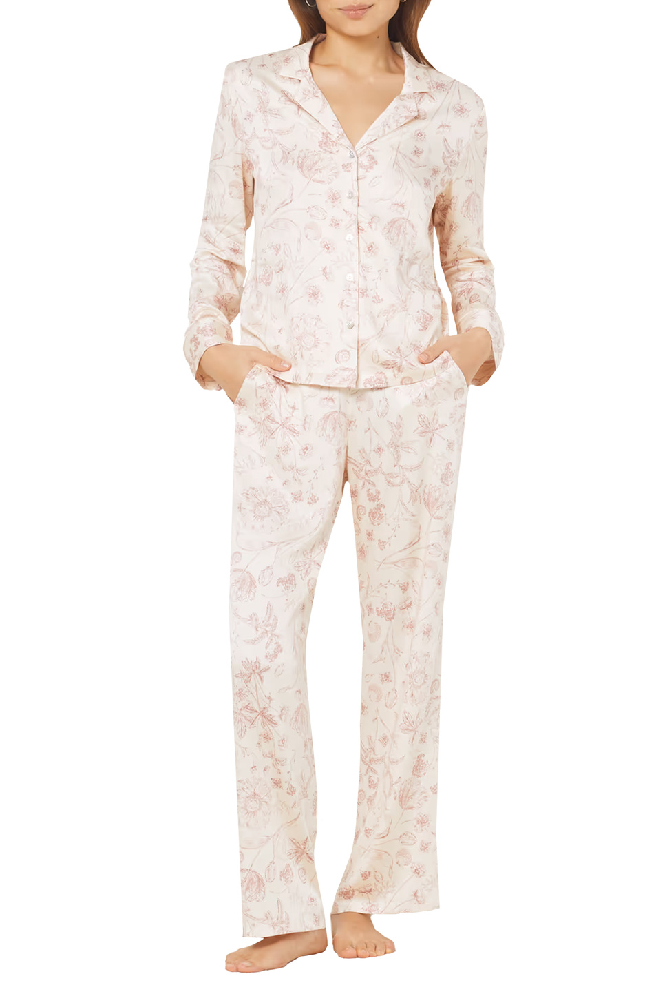 Женский Etam Рубашка HARMONY с цветочным принтом (цвет ), артикул 6543596 | Фото 2