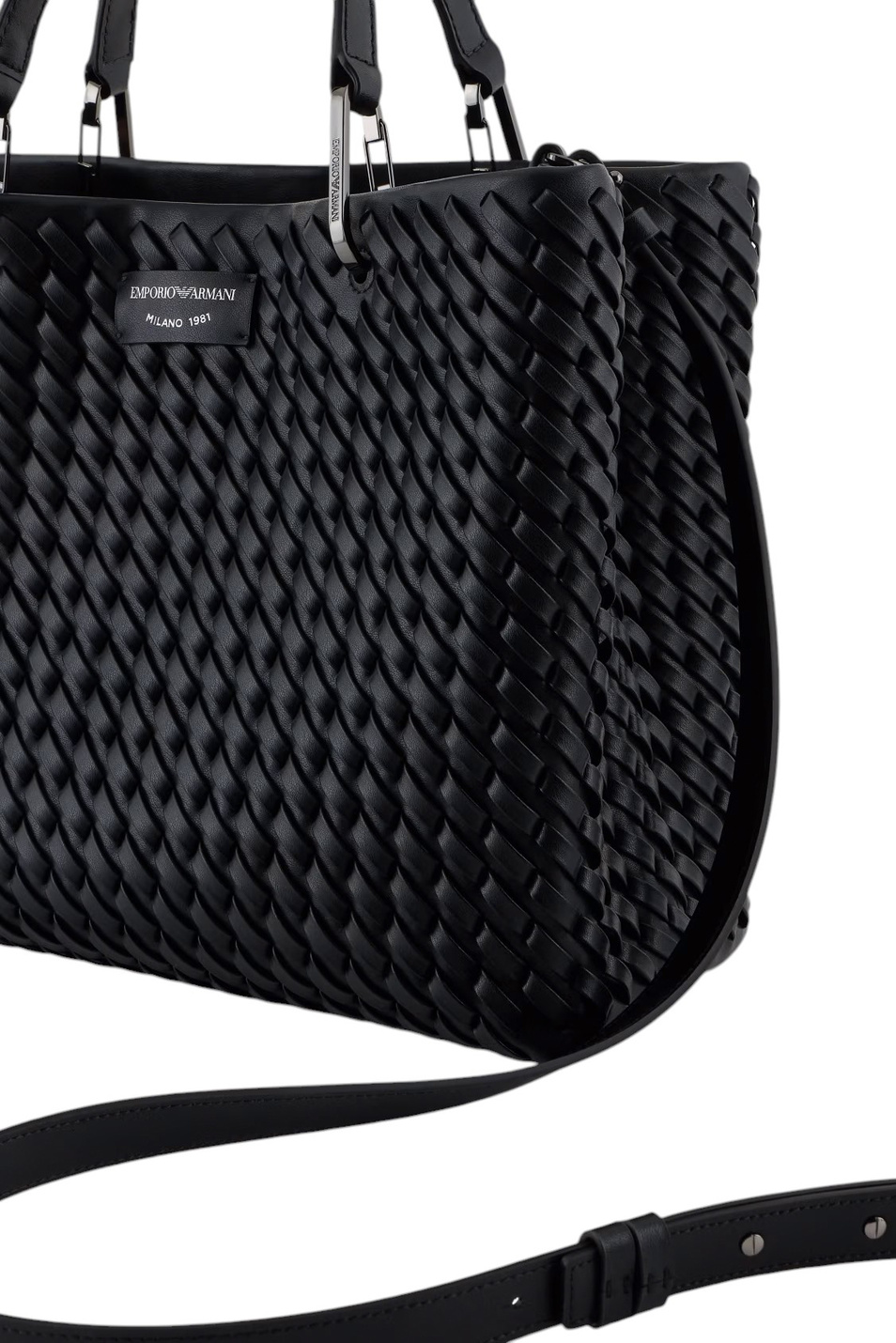 Женский Emporio Armani Сумка-шопер MyEA из натуральной кожи (цвет ), артикул EW000360-AF12762 | Фото 8