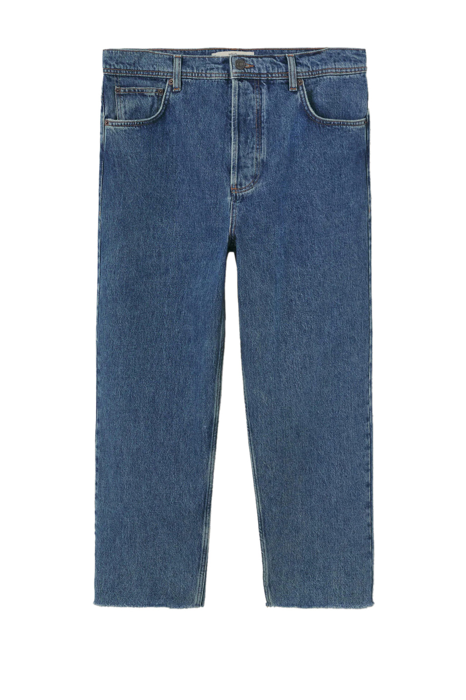 Мужской Mango Man Укороченные джинсы NESTOR (цвет ), артикул 17025946 | Фото 1