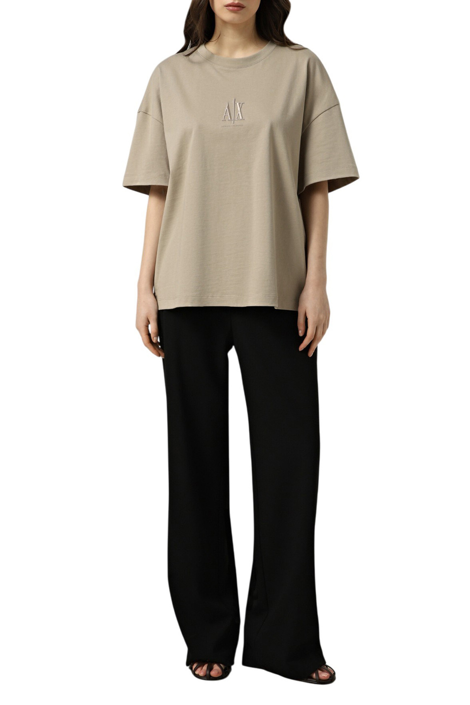 Женский Armani Exchange Футболка из хлопка (цвет ), артикул XW001182-AF15085 | Фото 3