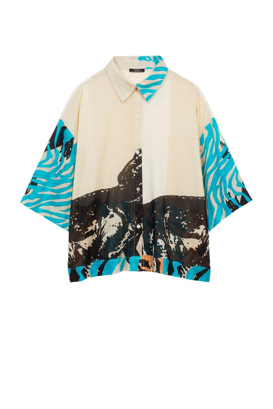 Parfois Рубашка из натурального хлопка с принтом (цвет ), артикул 196455 | Фото 1
