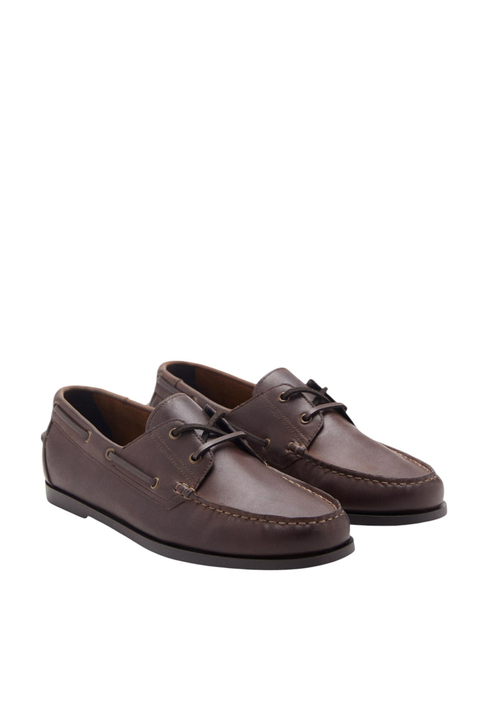 Мужской Mango Man Туфли NAUTIC из натуральной кожи (цвет ), артикул 87096343 | Фото 2