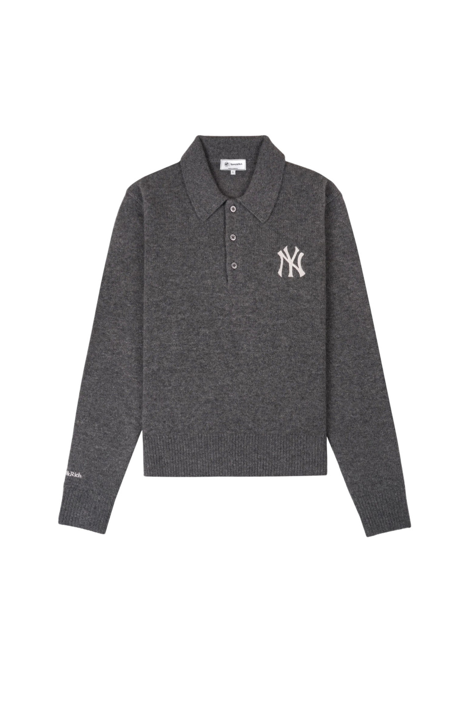 Женский Sporty & Rich Джемпер-поло Heritage Yankees Serif (цвет ), артикул WS074610300GY11 | Фото 1