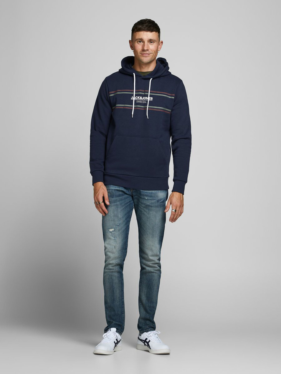 Мужской Jack & Jones Толстовка с капюшоном (цвет ), артикул 12175030 | Фото 2