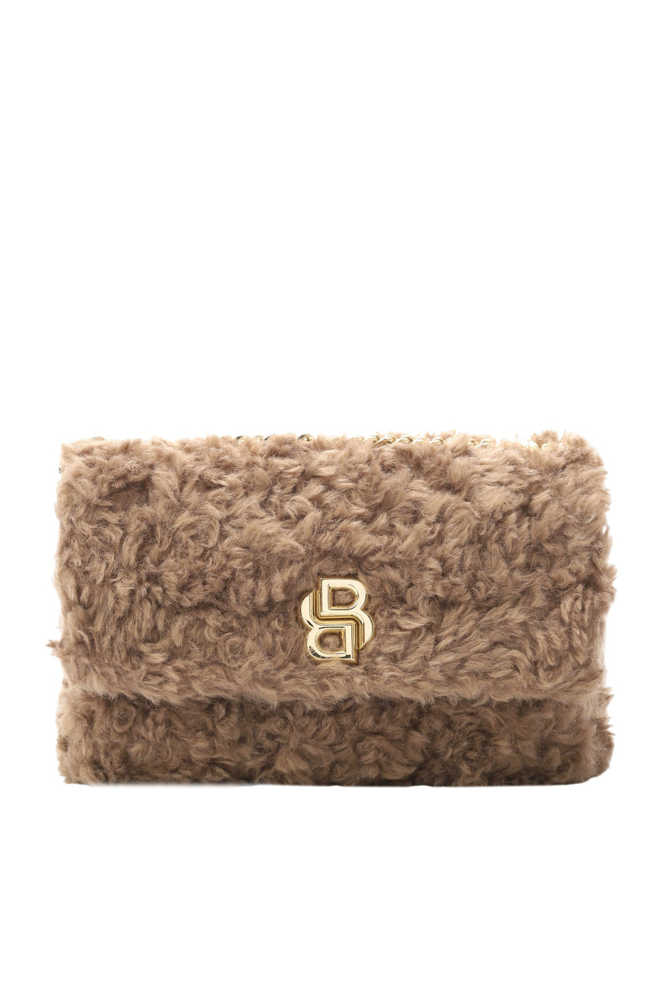 Сумка в стиле тедди|Основной цвет:Бежевый Женский BOSS Сумка в стиле тедди (цвет ), артикул 50552196 | Фото 1