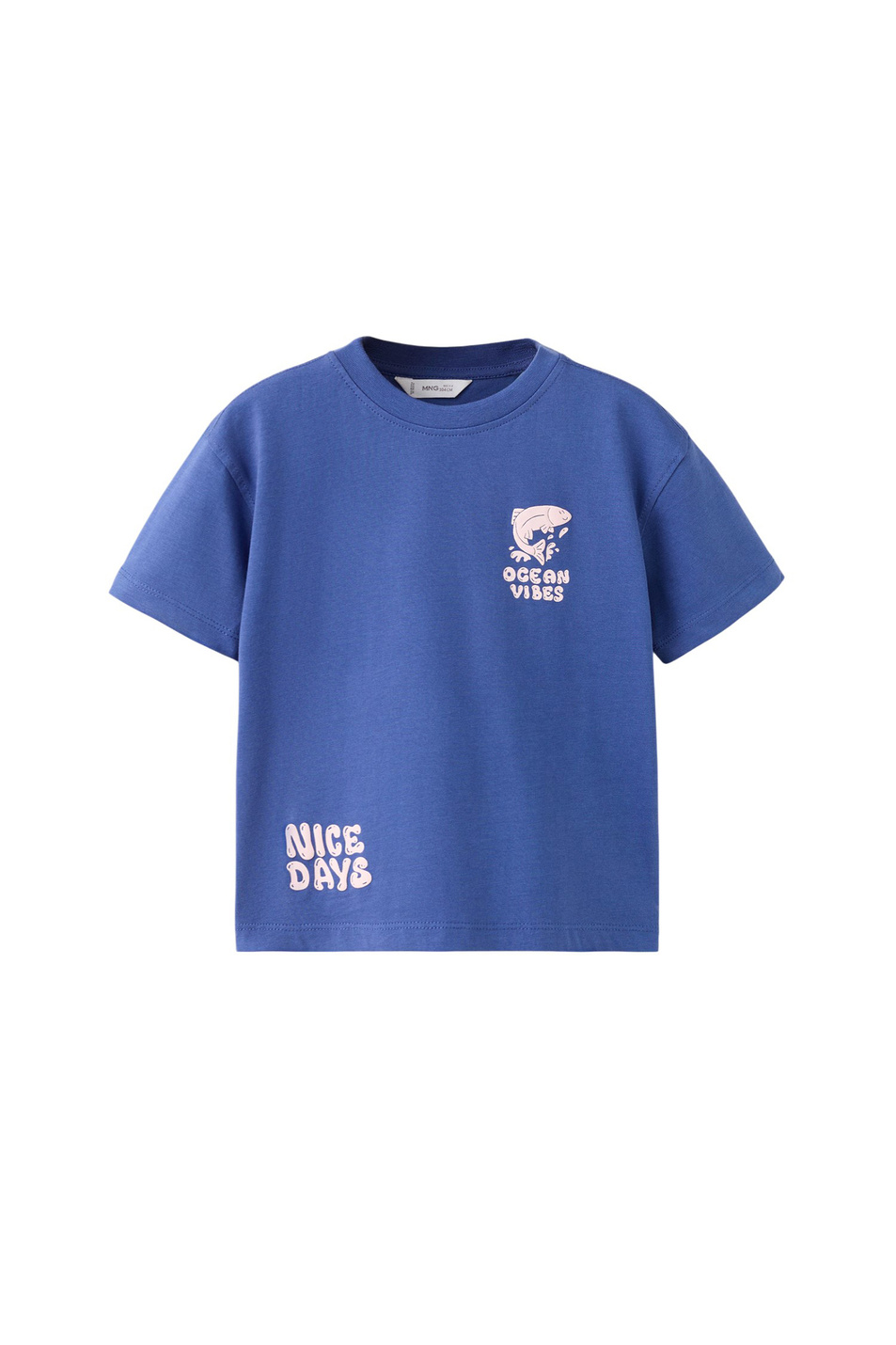 Малышам мальчикам Mango Kids Футболка M2NICE из хлопка (цвет ), артикул 27006734 | Фото 1