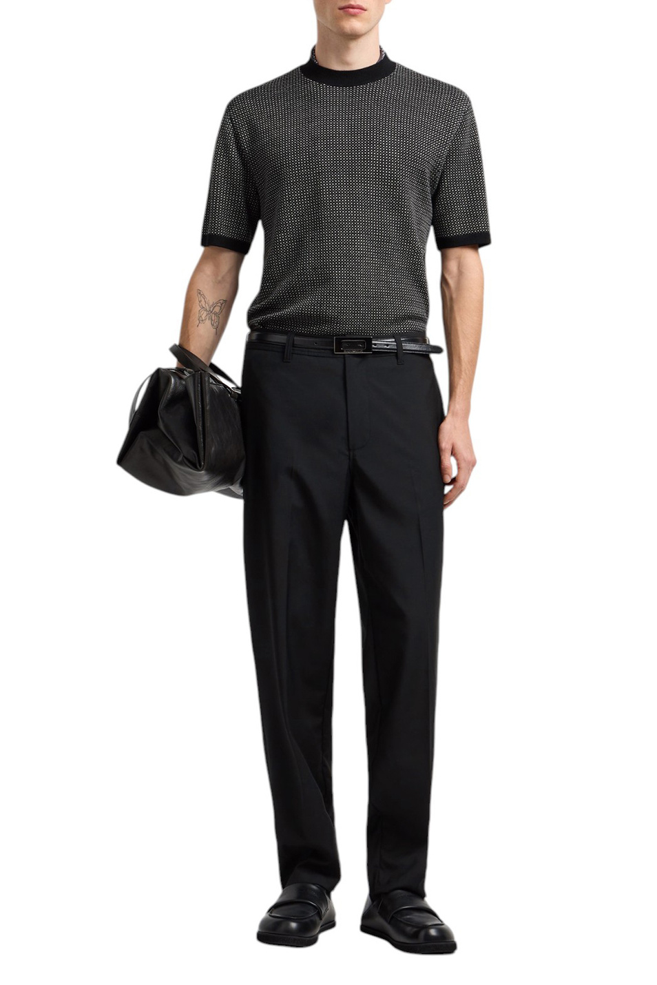 Мужской Emporio Armani Джемпер из шерсти (цвет ), артикул EM003385-AF14199 | Фото 2