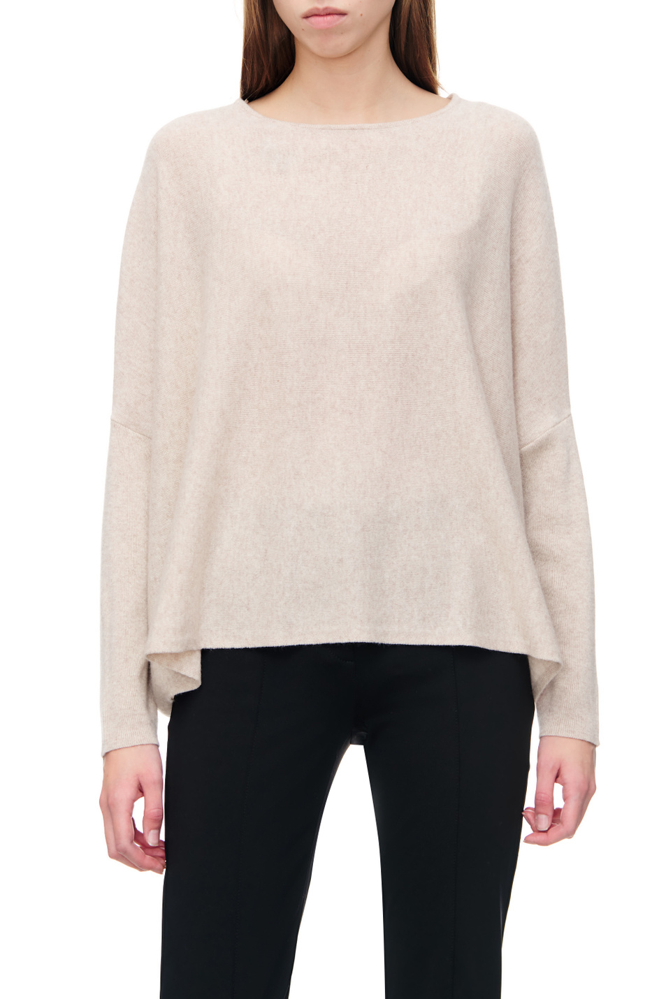 Женский Gerry Weber Однотонный джемпер свободного кроя (цвет ), артикул 871014-35707 | Фото 4