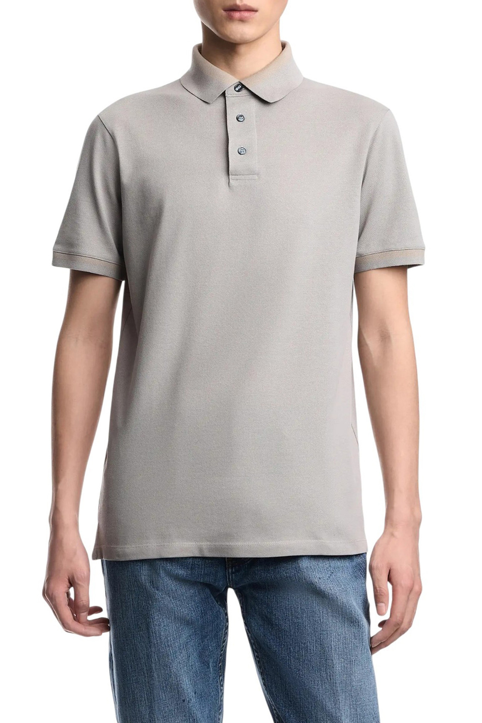 Мужской Emporio Armani Поло из хлопка (цвет ), артикул EM005798-AF12955 | Фото 4