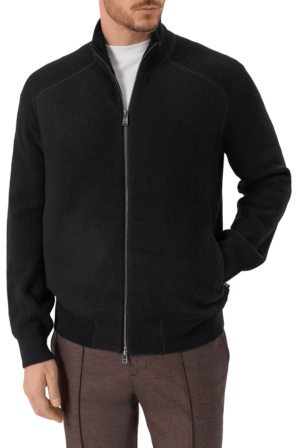 Мужской BOSS Кардиган Hevoluto из кашемира (цвет ), артикул 50549988 | Фото 4