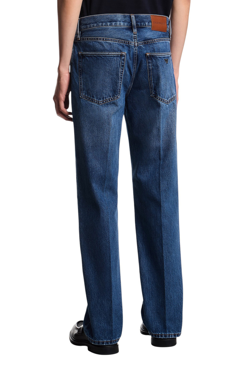 Мужской Emporio Armani Джинсы из хлопка (цвет ), артикул EM000763-AF17805 | Фото 4