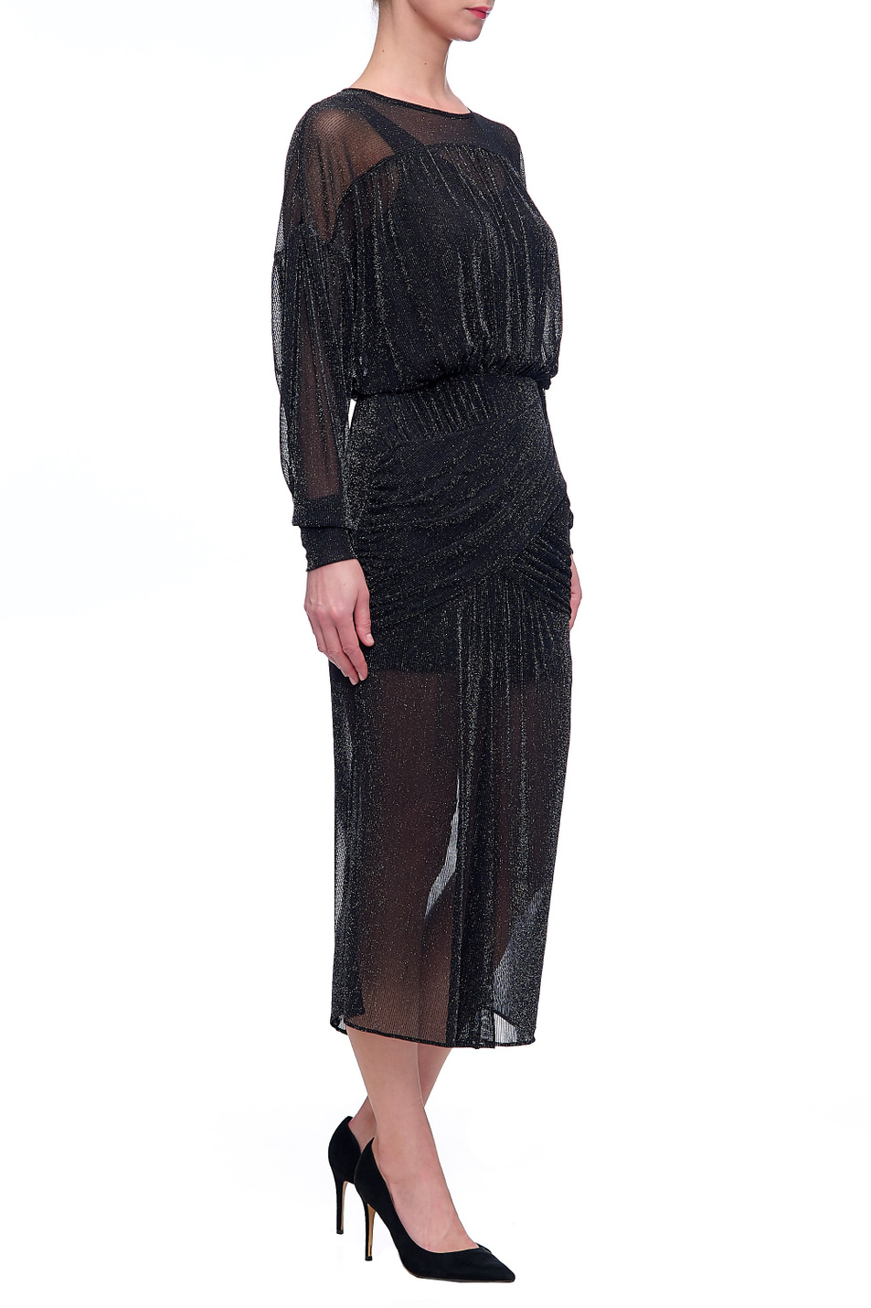 Женский Iro Платье BRODIN с прозрачным верхним слоем (цвет ), артикул WP33BRODIN | Фото 2