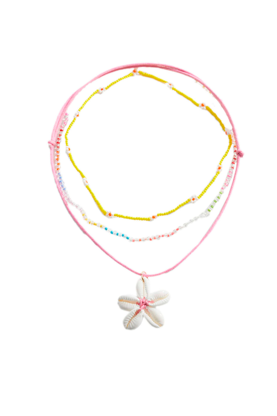 Девочкам Mango Kids Ожерелье FLOWERC в комплекте из 3 шт (цвет ), артикул 57000302 | Фото 1