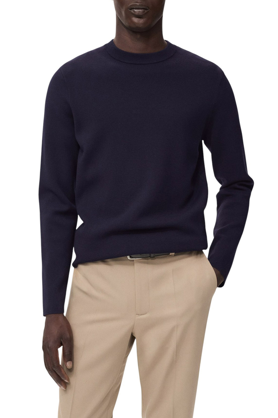 Мужской Mango Man Джемпер LUXUS из смесовой вискозы (цвет ), артикул 17005981 | Фото 3