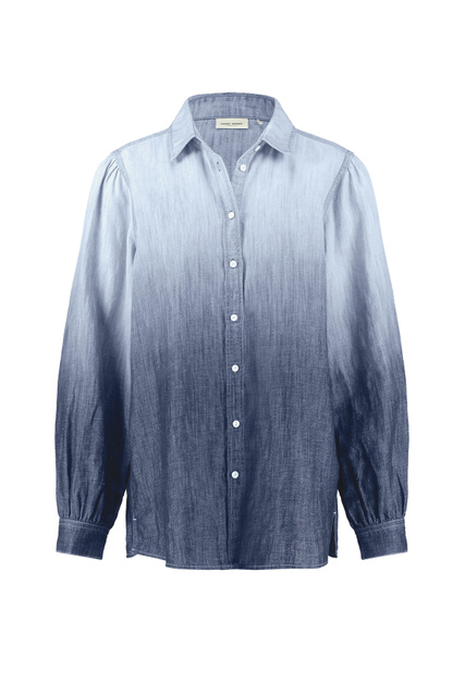 Рубашка с градиентным принтом|Основной цвет:Синий|Артикул:760013-31603 | Фото 1
