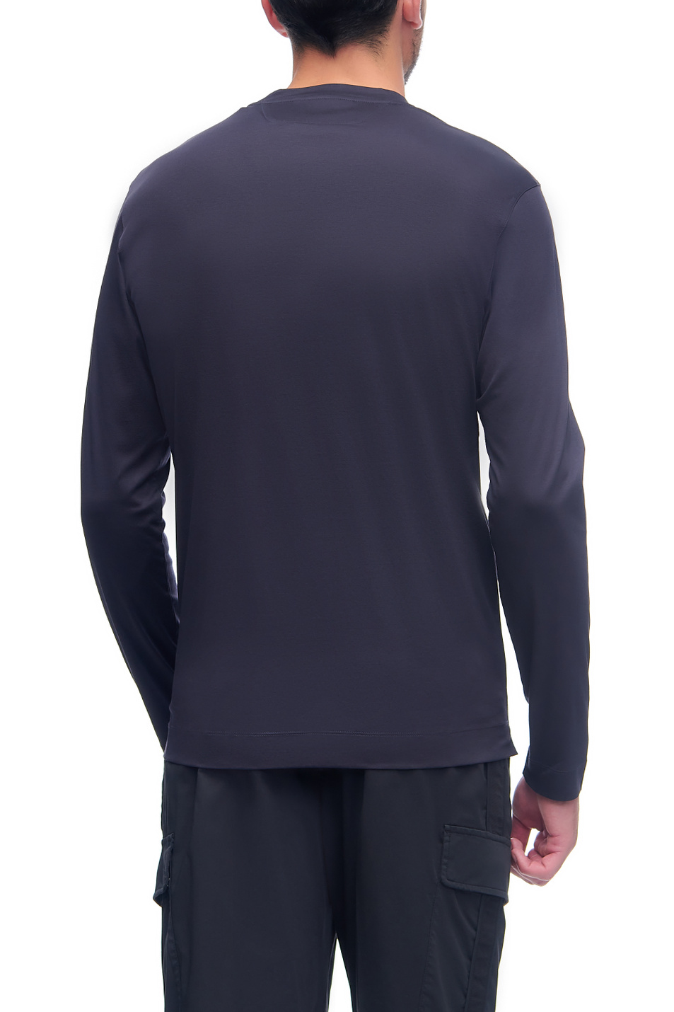 Мужской Zegna Лонгслив из натурального хлопка (цвет ), артикул VY348-ZZ642-B09 | Фото 4