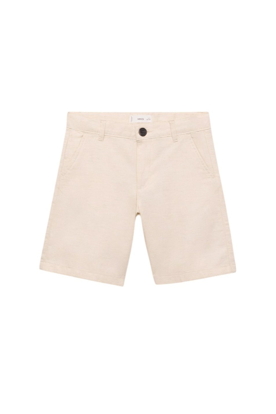 Мальчикам Mango Kids Шорты CALATEA из хлопка и льна (цвет ), артикул 87034404 | Фото 1