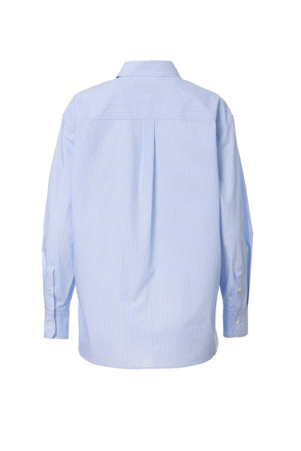 Рубашка LAZIALE из натурального хлопка|Основной цвет:Голубой|Артикул:51910127 | Фото 2