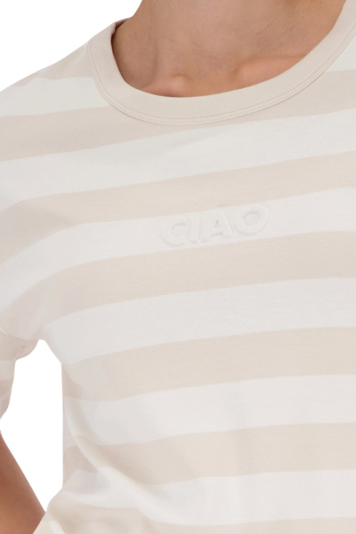 Женский Monari Футболка в полоску (цвет ), артикул 410126 | Фото 5