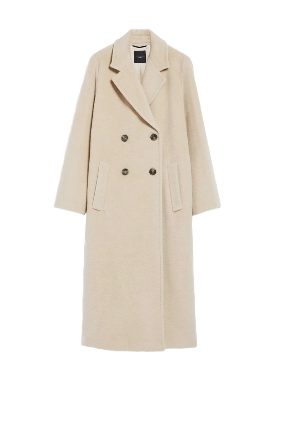 Женский Weekend Max Mara Пальто ZUFOLO из смесовой шерсти альпаки (цвет бежевый), артикул 2350161833 | Фото 1