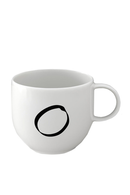 Фарфоровая кружка "O"|Основной цвет:Белый|Артикул:10-1620-6114 | Фото 1