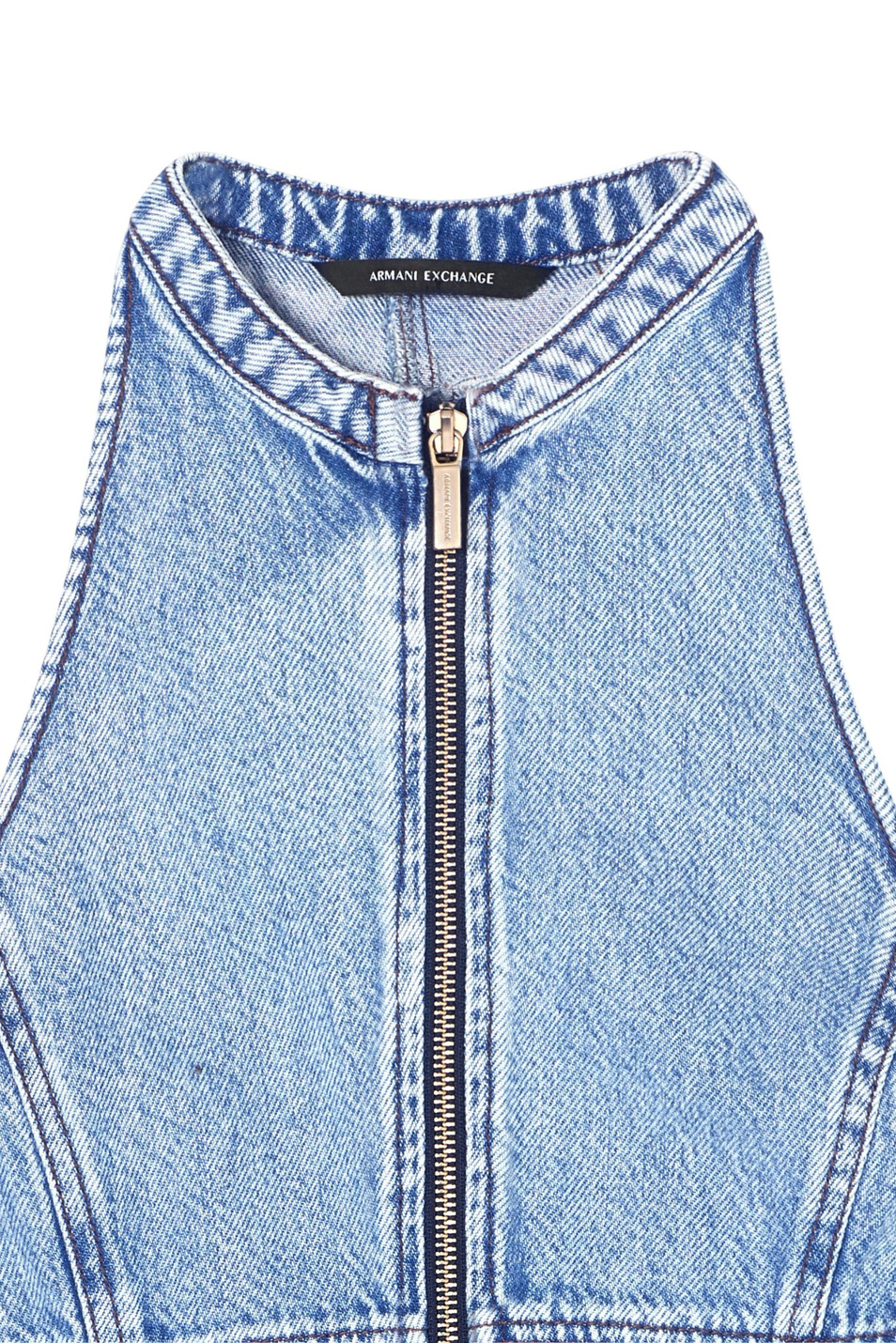Женский Armani Exchange Платье джинсовое из смесового хлопка (цвет ), артикул XW002261-AF21338 | Фото 7