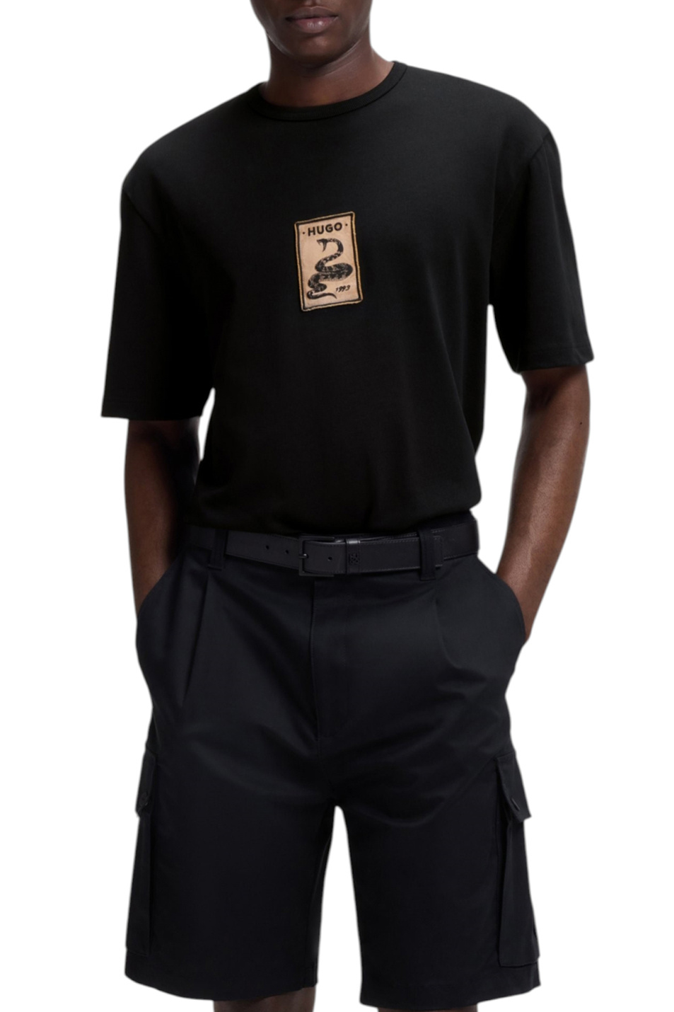 Мужской HUGO Футболка Dobul из хлопка (цвет ), артикул 50558407 | Фото 3
