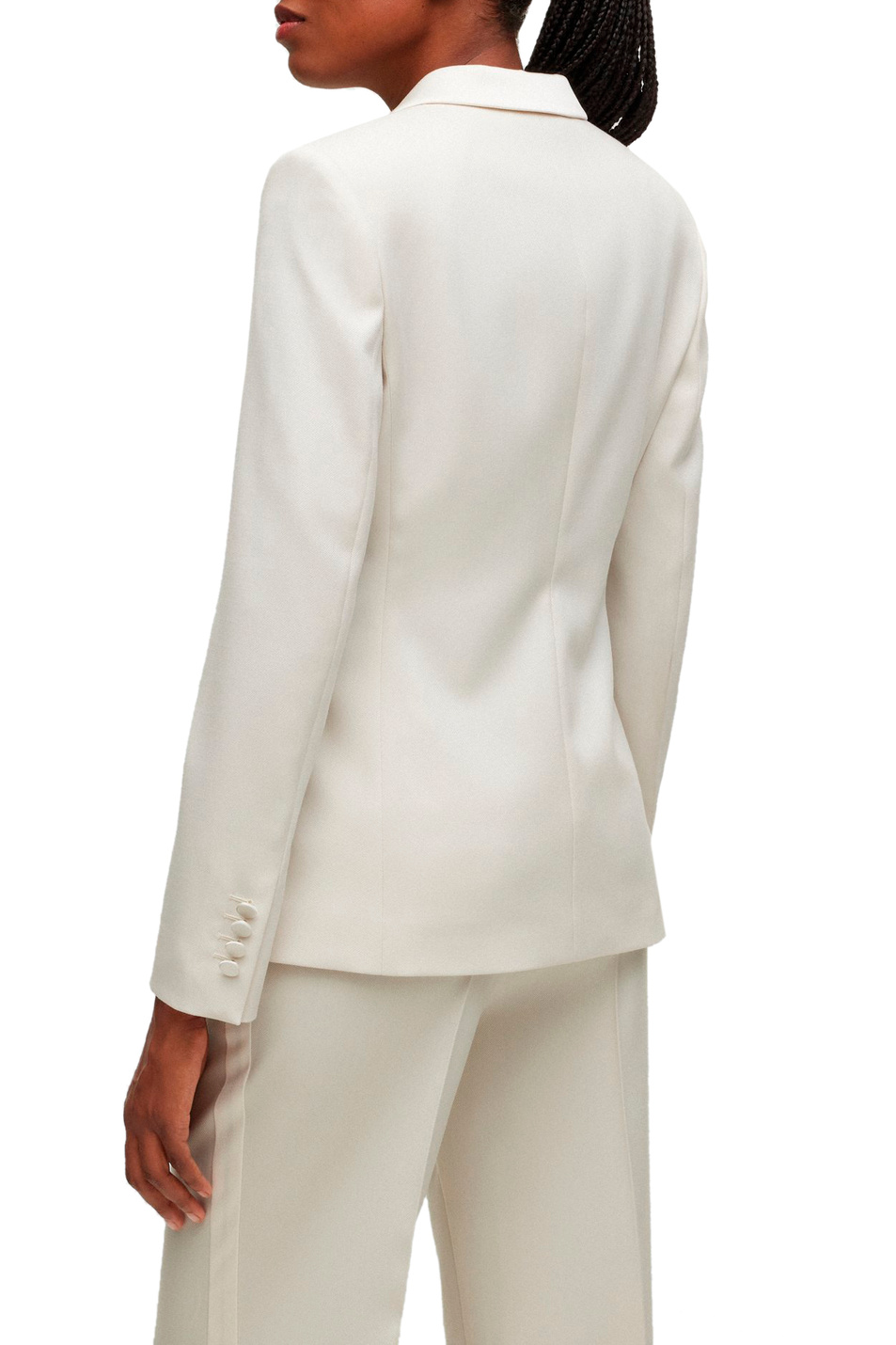 Женский BOSS Приталенный пиджак из натуральной шерсти (цвет ), артикул 50486276 | Фото 5
