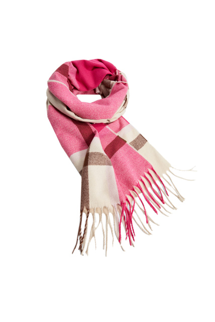 Шарф ANITA с бахромой|Основной цвет:Розовый|Артикул:37016312 | Фото 2